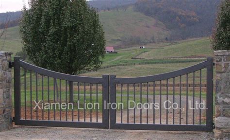 Villa Driveway Iron Gate Design Wrought Iron Latest Main Gate Design