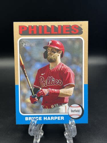 2024 Topps Heritage Missing Facsimile Signature Variation SP 405 Bryce