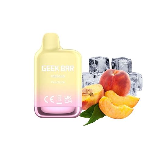 Geek Bar Meloso Mini Peach Ice Mg Ml Thessvape