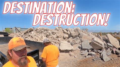 Small Scale Concrete Demolition And Disposal Youtube