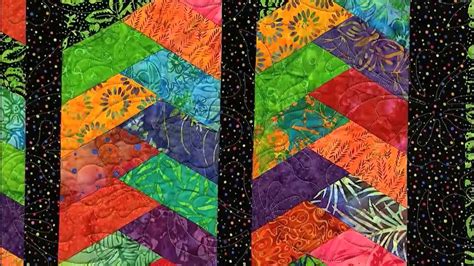 How To Make A Strip Quilt Called The Braid Quilt Youtube