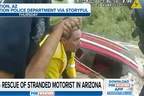 Woman Rescued Through Car Window During Arizona Flash Flood