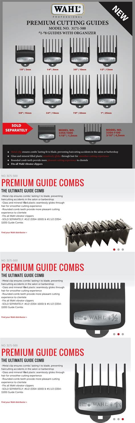 Clipper Guard Size Chart Pin On Barber