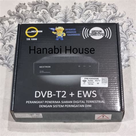 Jual STB Nextron Set Top Box Tv Digital DVB T2 TR1000 SNI Shopee