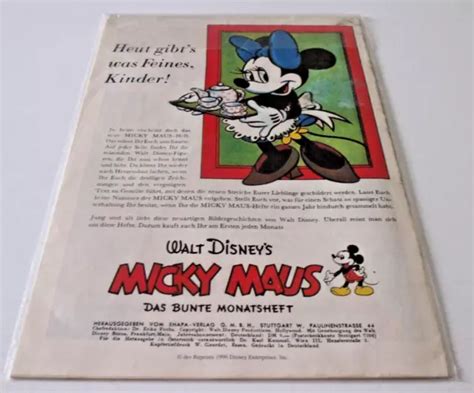 MICKY MAUS HEFT Nr 7 Juli 1952 Walt Disney EUR 7 99 PicClick DE