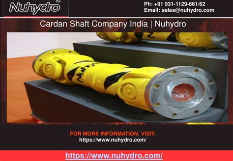 PPT Industrial Cardan Shafts Manufacturers PowerPoint Presentation