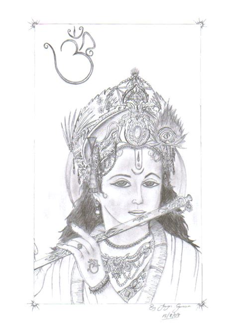 Lord Krishna Pencil Drawings Pencildrawing2019