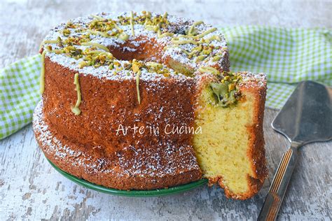 CHIFFON CAKE AL PISTACCHIO Ciambella Americana SOFFICE