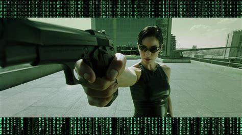 High Definition Wallpaper The Matrix Action Scene