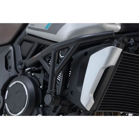 Barre De Protection Moteur Noire Sw Motech Cfmoto Cl X Heritage