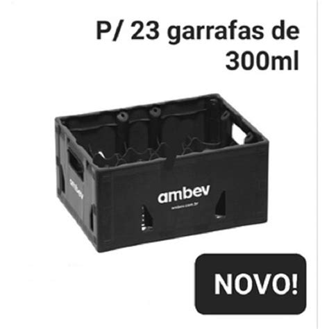 Garrafeira Engradado Ambev Cerveja Ml P Garrafas Preta Nova