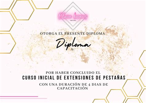 Diploma De Curso Belleza Plantillas De Diplomas Tarjetas De