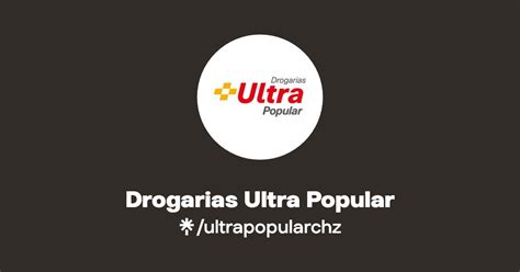 Drogarias Ultra Popular Instagram Facebook Linktree