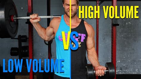 High Volume Training Vs Low Volume Training Which Is Best Youtube