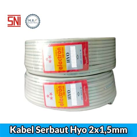 Jual Kabel Listrik Serabut Hyo 2X1 5mm Kabel Bulat Serabut Harga Per