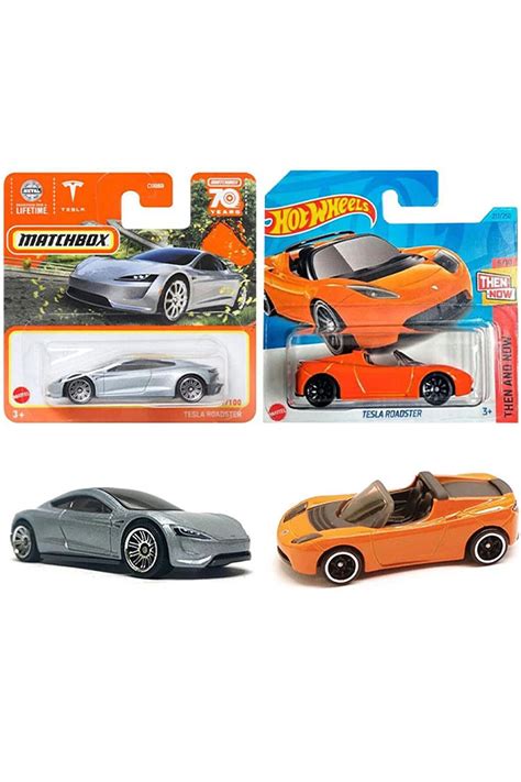 Hot Wheels Matchbox 2 li Tesla Roadster Seti 1 64 Fiyatları ve Modelleri Pazarama