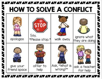 Conflict And Friends Social Skills Problem Solving Conflict