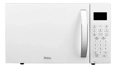 Micro Ondas Philco L Branco W Pmo Bb Limpa F Cil V