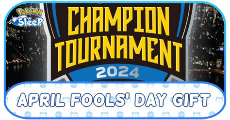 April Fools Champion Tournament Commemorative Gift Pokemon