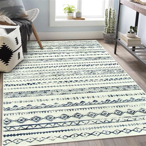 Amazon Lahome Area Rugs For Living Room Machine Washable Area