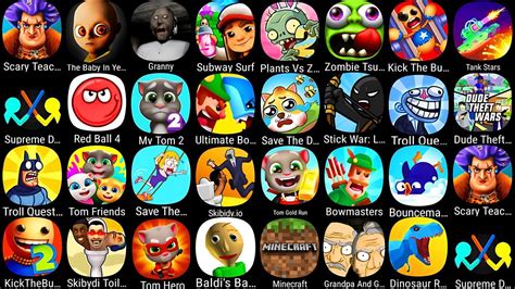 Zombie Tsunami Scary Teacher 3D The Baby In Yellow Granny Subway Surf