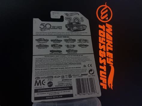 Hot Wheels Th Anniversary Throwback Series Ford Ranchero Blue Violet White Medium