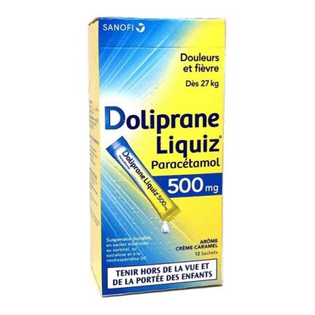 Doliprane Liquiz Mg Suspension Buvable Sachets