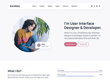 Sandbox Modern Multipurpose Nextjs Template