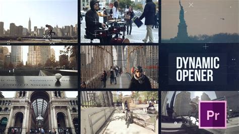 Dynamic Showreel Opener Premiere Pro Templates Videohive