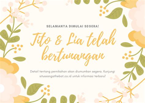 Detail Contoh Kartu Ucapan Nikah Koleksi Nomer 12