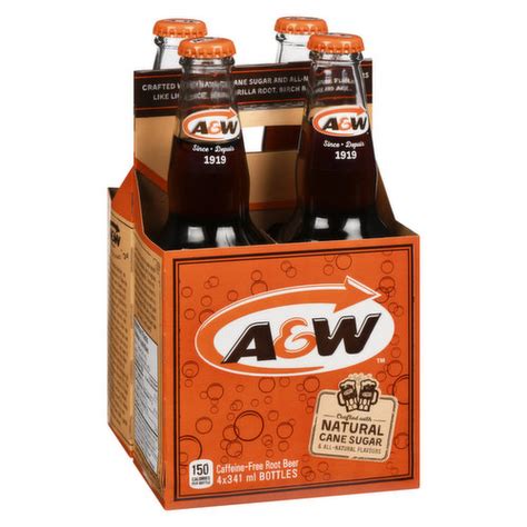 A W Root Beer Glass Bottles