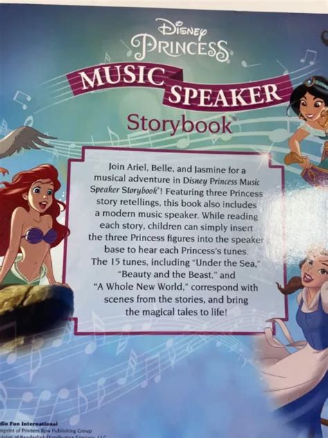 Raremusic Player Storybook Ser Disney Princess Music Speaker