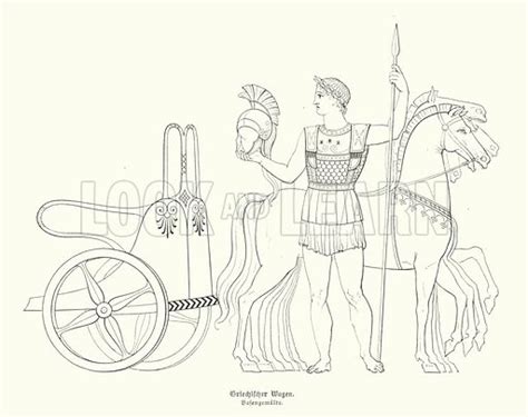 Greek Chariot Drawing