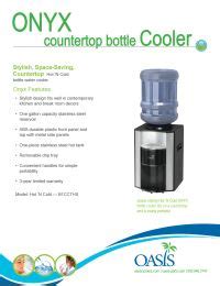 Oasis B Ccths Hot N Cold Bottled Countertop Water Cooler Fresh Water Systems