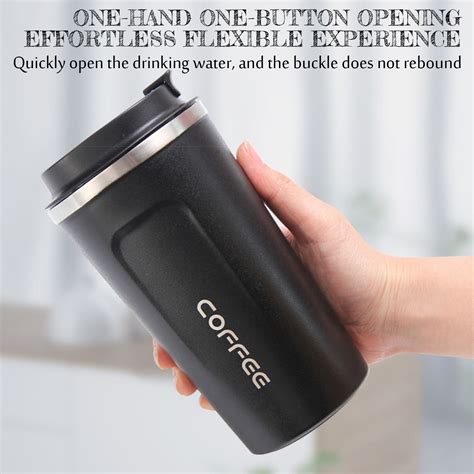 Travel Mug Insulated Coffee Cup With Leakproof Lid Vacuum Insulation