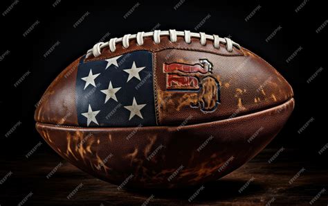 Premium AI Image | american football ball