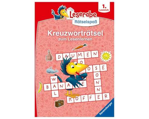 Ravensburger Leserabe R Tselspa Kreuzwortr Tsel Zum Lesenlernen