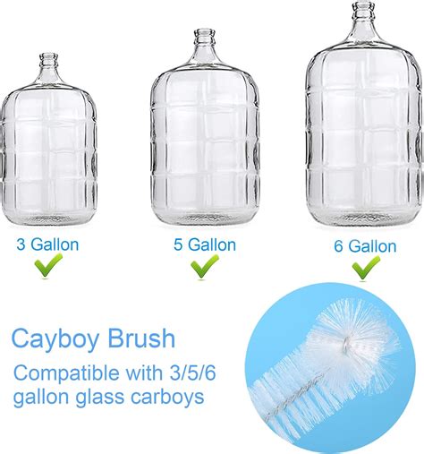 Pack Inch Carboy Brush Carboy Cleaning Brush Carboy Bottle Brush