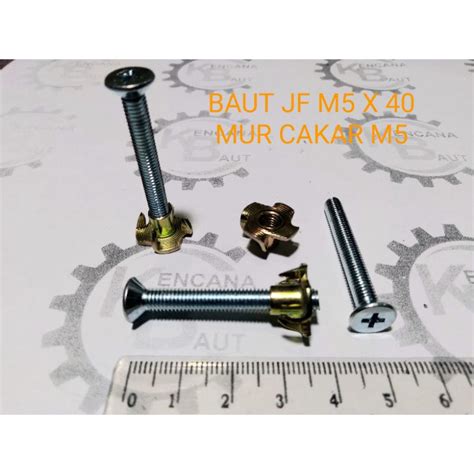 Jual Baut Jf M X Mm Galvanis Dan Mur Cakar Baut Speaker Kunci