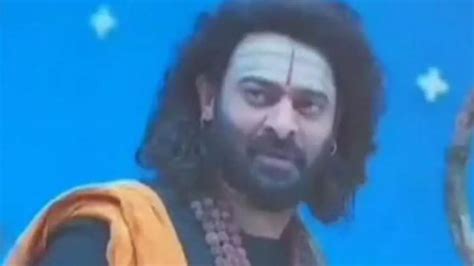 Prabhas's Lord Shiva look leaked from the sets of Vishnu Manchu's ...