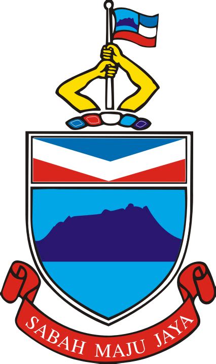 Logo Dan Bendera Negeri Sabah Persekutuan Tanah Melayu Malaysia