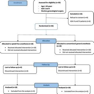 Consort Flow Diagram Illustrating Participants Enrollment