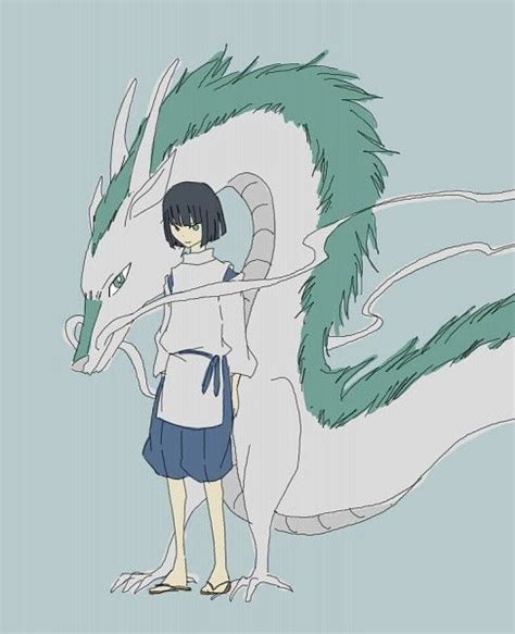 Haku Sen To Chihiro No Kamikakushi Spirit Of The Kohaku River Image