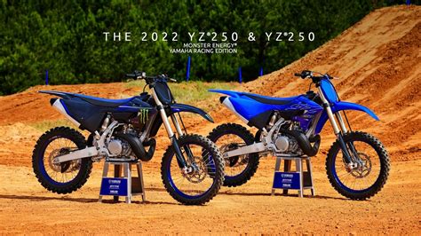 Introducing Yamahas Race Ready 2022 YZ250 YZ250 Monster Energy