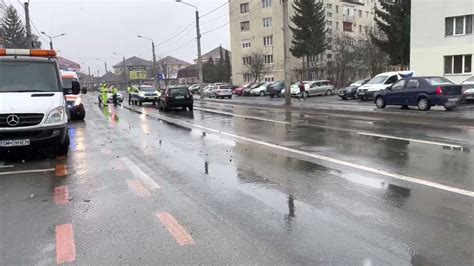 Accident Pe Strada Rahovei Din Sibiu Unul Dintre Oferi Este R Nit