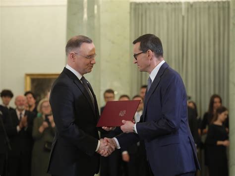 Mateusz Morawiecki Powo A Nowy Rz D Znamy Pe Ny Sk Ad Wprost