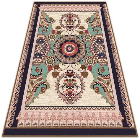 Tapis En Vinyle Fleurs G Om Triques Decortapis