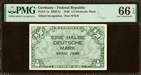 Germany Allied Occupation Post Wwii Mark Pick A Gem Unc Pmg