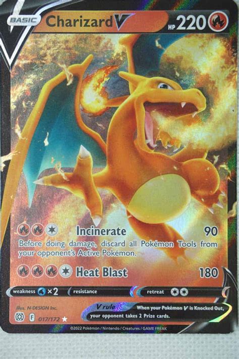 Charizard V 17 172 Enkeltkort Fra Brilliant Stars