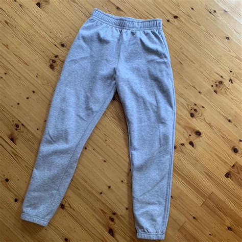 Grey Boohoo Tracksuit Bottoms Such A Nice Fit Size Depop